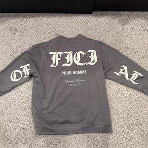 Boohoo Men's Gray Crewneck Sweater